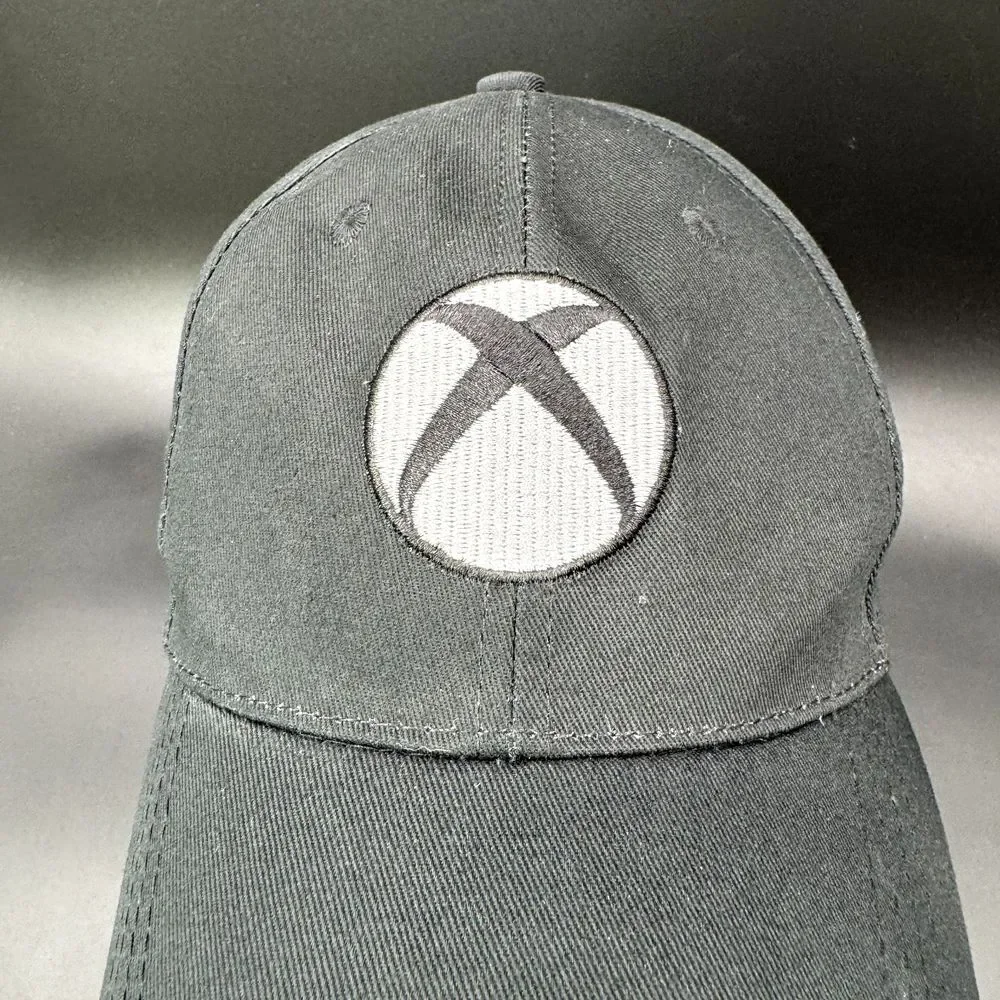 Xbox Gaming Logo Snapback Hat Adjustable Hat Cap Black Gamer Patch‎ Microsoft